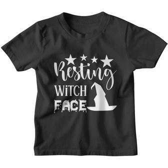 Resting Witch Face Halloween Quote V2 V3 Youth T-shirt - Thegiftio UK