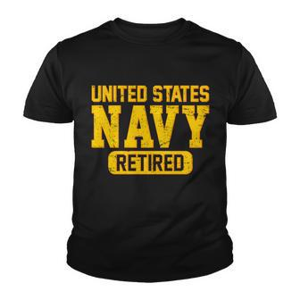 Retired United States Navy Tshirt Youth T-shirt - Monsterry DE