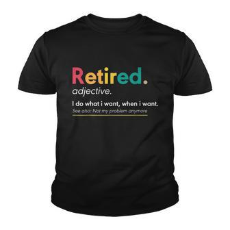 Retirement Gifts For Women Funny Retirement Gifts For Men Youth T-shirt - Monsterry
