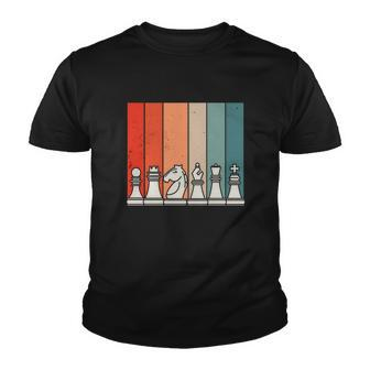 Retro Chess V2 Youth T-shirt - Monsterry