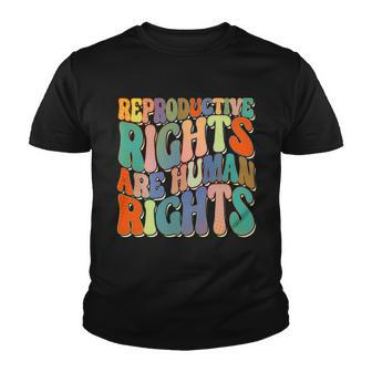 Retro Pro Roe Reproductive Rights Are Human Rights Youth T-shirt - Monsterry