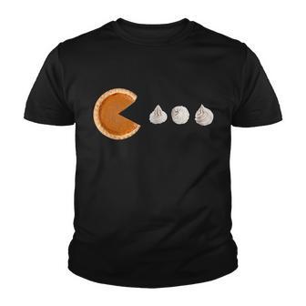 Retro Pumpkin Pie Thanksgiving Game Tshirt Youth T-shirt - Monsterry AU