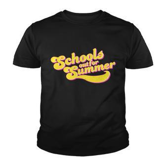 Retro Schools Out For Summer Youth T-shirt - Monsterry DE