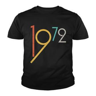 Retro Vintage 1972 50Th Birthday Youth T-shirt - Monsterry