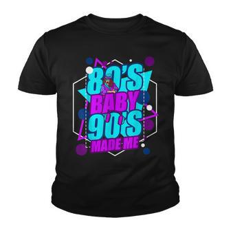 Retro Vintage 1980S 1990S 80S Baby 90S Made Me Youth T-shirt - Thegiftio UK