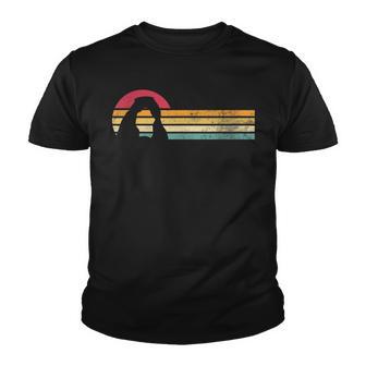 Retro Vintage Delicate Arch Silhouette Arches National Park Youth T-shirt - Thegiftio UK