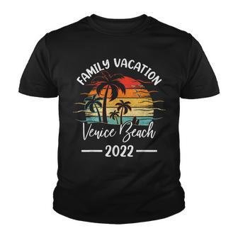 Retro Vintage Family Vacation 2022 Florida Venice Beach Youth T-shirt - Thegiftio UK