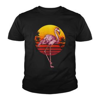 Retro Vintage Flamingo V2 Youth T-shirt - Monsterry DE