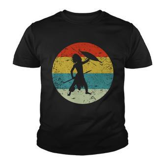 Retro Vintage Indian Warrior Youth T-shirt - Monsterry AU
