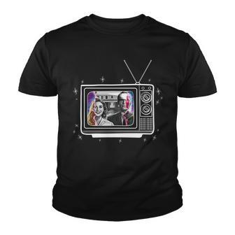 Retro Vintage Tv Show Screen Youth T-shirt - Monsterry