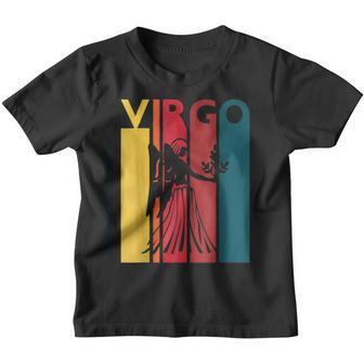 Retro Virgo Zodiac Sign August September Birthday Youth T-shirt - Thegiftio UK