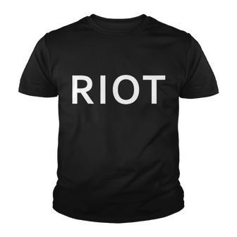 Riot Funny Vintage Classic Logo Tshirt Youth T-shirt - Monsterry DE