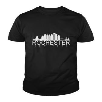 Rochester New York Skyline Youth T-shirt - Monsterry CA