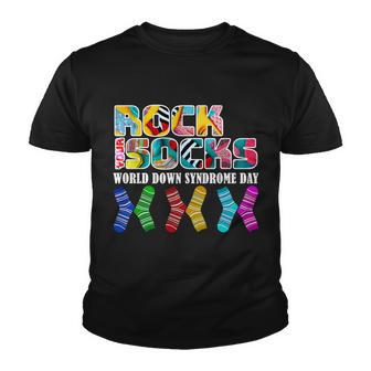 Rock Your Socks For World Down Syndrome Day Youth T-shirt - Monsterry DE