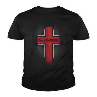 Salvation Christian Cross Tshirt Youth T-shirt - Monsterry AU