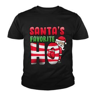 Santas Favorite Ho Funny X-Mas Tshirt Youth T-shirt - Monsterry