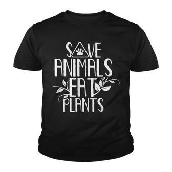 Save Animals Eat Plants Rescue Welfare Animal Youth T-shirt - Thegiftio UK