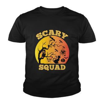Scary Squad Funny Halloween Quote V3 Youth T-shirt - Monsterry