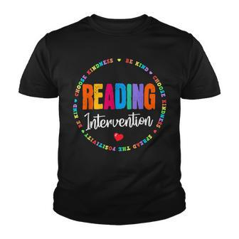 School Support Specialist Teacher Squad Reading Intervention V2 Youth T-shirt - Seseable
