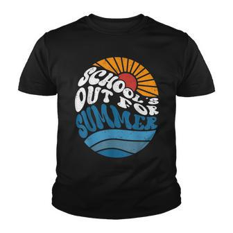 Schools Out For Summer Last Day Of School Kids Teachers Youth T-shirt - Seseable