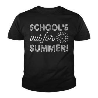 Schools Out For Summer Teacher End Of Year Last Day School Youth T-shirt - Seseable