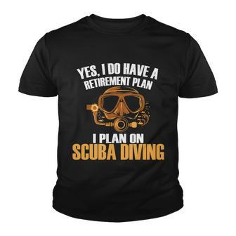 Scuba Diving Retirement Plan Youth T-shirt - Monsterry AU
