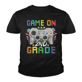 Second Grade Back To School Video Gamer Game On 2Nd Grade Youth T-shirt - Thegiftio UK