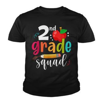 Second Grade Squad Funny Back To School 2Nd Graders Teachers V2 Youth T-shirt - Thegiftio UK