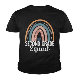 Second Grade Teachers Rainbow Back To School 2Nd Grade Squad Youth T-shirt - Thegiftio UK