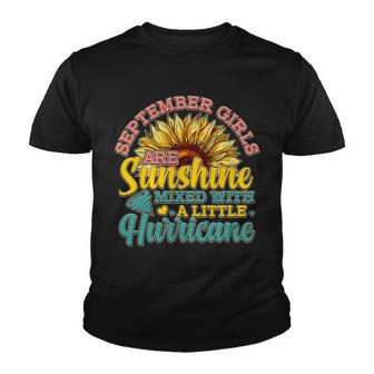 September Girls Sunshine And Hurricane Cute Youth T-shirt - Monsterry