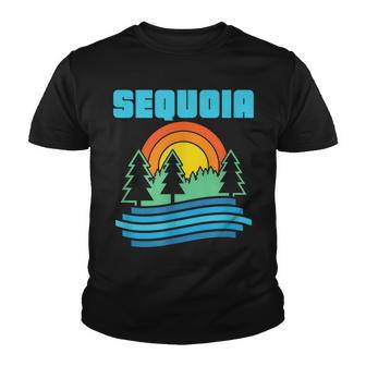 Sequoia National Park Outdoors Tree & River Nature Youth T-shirt - Thegiftio UK