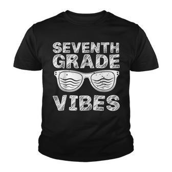 Seventh Grade Vibes First Day Of 7Th Grade Back To School Youth T-shirt - Thegiftio UK