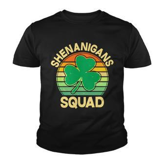 Shenanigans Squad Shamrock St Patricks Day Youth T-shirt - Monsterry DE