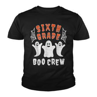 Sixth Grade Teacher Student Gift | Halloween Ghost Boo Crew Youth T-shirt - Seseable