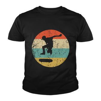 Skateboarding Shirt Vintage Retro Skateboarder Youth T-shirt - Thegiftio UK