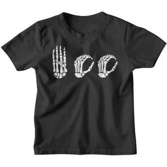Skeleton Hand Asl Halloween American Sign Language Youth T-shirt - Thegiftio UK