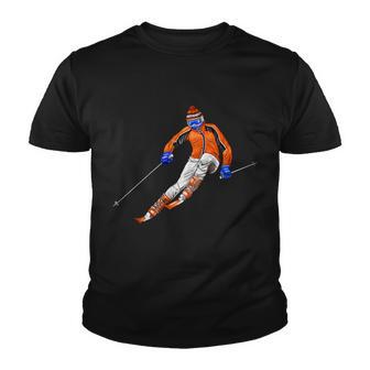 Skiing Downhill Youth T-shirt - Monsterry UK