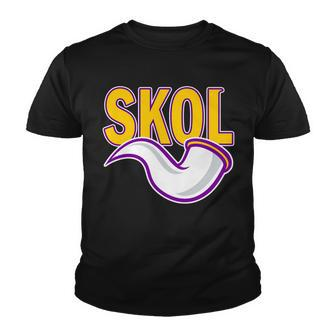 Skol Viking Horn Youth T-shirt - Monsterry UK