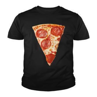 Slice Of Pepperoni Pizza Youth T-shirt - Monsterry