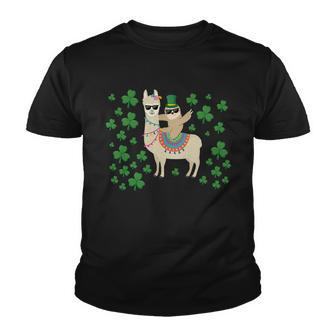 Sloth Riding Llama St Patrick Day Graphic Design Printed Casual Daily Basic Youth T-shirt - Thegiftio