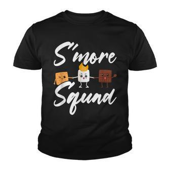 Smore Squad – Camp Food Bonfire Treat Camping Crew Lover Youth T-shirt - Thegiftio UK