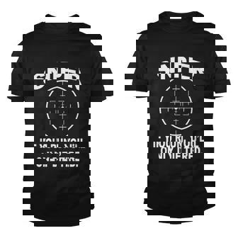 Sniper If You Run Youll Only Die Tired Youth T-shirt - Monsterry