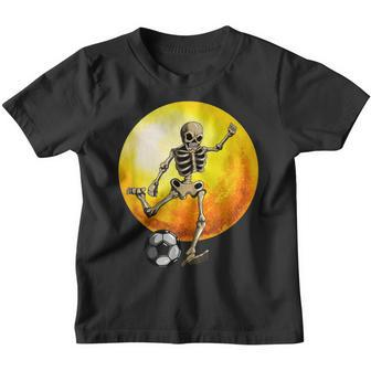 Soccer Skeleton Halloween Soccer Player Halloween Men Boys Youth T-shirt - Thegiftio UK