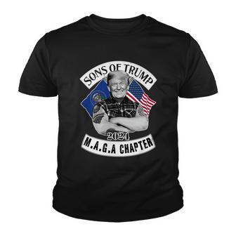 Sons Of Trump 2024 MAGA Chapter Maga Tshirt Youth T-shirt - Monsterry