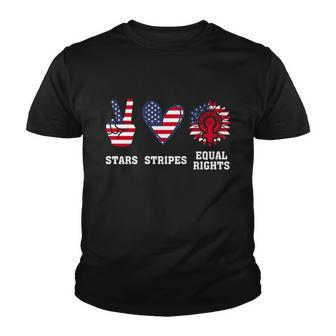 Stars Stripes And Equal Rights 4Th Of July Reproductive Rights Cute Gift V2 Youth T-shirt - Monsterry CA