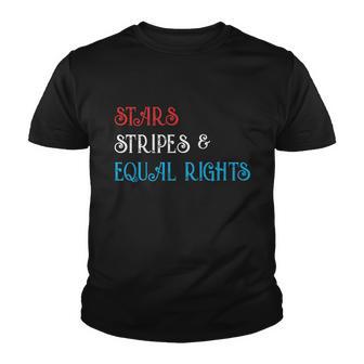 Stars Stripes And Equal Rights Pro Roe Pro Choice Youth T-shirt - Monsterry