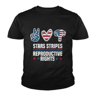 Stars Stripes And Reproductive Rights 4Th Of July Equal Rights Gift Youth T-shirt - Monsterry