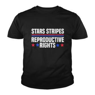 Stars Stripes Reproductive Rights American Flag V4 Youth T-shirt - Monsterry