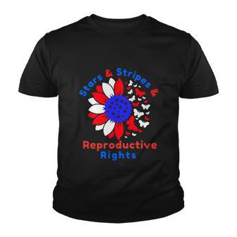 Stars Stripes Reproductive Rights Us Flag 4Th July Vintage American Flag V2 Youth T-shirt - Monsterry