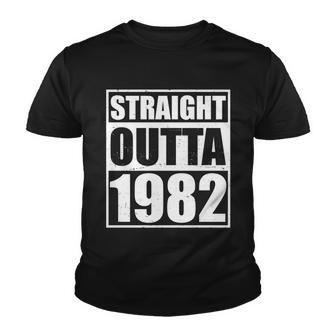 Straight Outta 1982 40Th Birthday Youth T-shirt - Monsterry AU